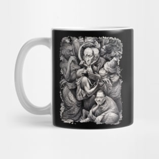 Job and His Friends by Oliver Grimley Mug